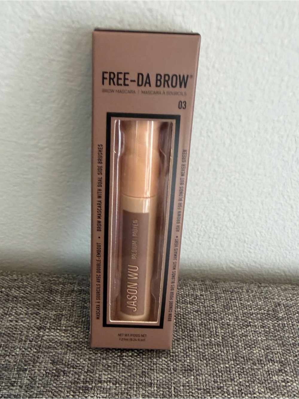 Jason Wu Free-Da Brow Brow Mascara 03 Medium NEW Dual Side Brushes 0.24 Fluid Oz